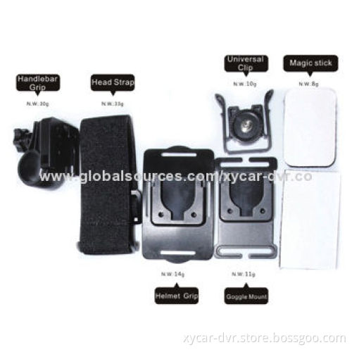Portable External Lens Car DVR, Built-in Lithium-ion Battery, Supports Waterproof Function